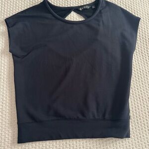 Athleta Black Crop Top